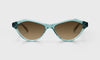 [59 - Teal Crystal Front with Teal Demi Temples]