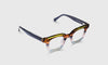 [10 - Earth Tone Stripe Front with Blue Grey Temples]