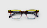 10 - Earth Tone Stripe Front with Blue Grey Temples