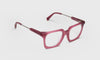 [44 - Milky Burgundy Front with Light Gunmetal Temples]