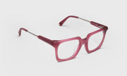 44 - Milky Burgundy Front with Light Gunmetal Temples