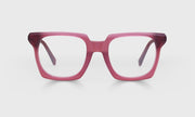 44 - Milky Burgundy Front with Light Gunmetal Temples