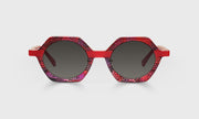 01 - Red Pattern Front with Red Temples