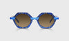 [59 - Blue Pattern Front with Blue Crystal Temples]