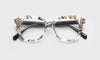 [01 - Black & White Chop Front with Black Temples]