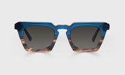 50 - Blue to Tortoise Fade Front with Blue Crystal Temples