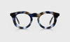 [84 - Blue & Brown Pattern Front and Temples]