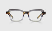 74 - Blue and Grey-Striped Front and Tortoise Temples