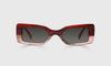 [01 - Cherry to Blush Fade Front and Red Temples]