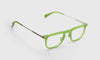 [17 - Matte Green Apple Front and Metal Temples]