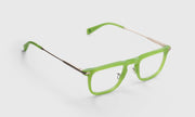 17 - Matte Green Apple Front and Metal Temples