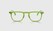 17 - Matte Green Apple Front and Metal Temples