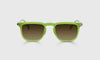 [17 - Matte Green Apple Front and Metal Temples]