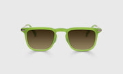 17 - Matte Green Apple Front and Metal Temples