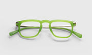 17 - Matte Green Apple Front and Metal Temples