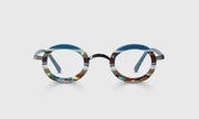 10 - Teal Multi-Stripe Front and Solid Teal Temples