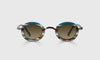 [10 - Teal Multi-Stripe Front and Solid Teal Temples]