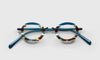 [10 - Teal Multi-Stripe Front and Solid Teal Temples]