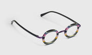 15 - Pink and Yellow Multi-Stripe Front and Grey Temples