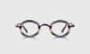 [15 - Pink and Yellow Multi-Stripe Front and Grey Temples]