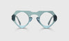 [74 - Grey-Teal Crystal Front and Temples]