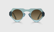 74 - Grey-Teal Crystal Front and Temples