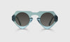 [74 - Grey-Teal Crystal Front and Temples]