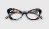 [59 - Teal and Brown Plaid Front and Temples]