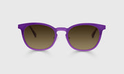 15 - Satin Matte Plum Metal Front and Temples