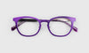 [15 - Satin Matte Plum Metal Front and Temples]