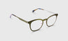 [17 - Satin Matte Olive Metal Front and Temples]