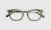 [17 - Satin Matte Olive Metal Front and Temples]