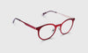 [01 - Satin Matte Ruby Red Metal Front and Temples]