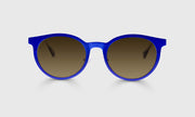 10 - Satin Matte Royal Blue Metal Front and Temples