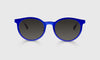 [10 - Satin Matte Royal Blue Metal Front and Temples]