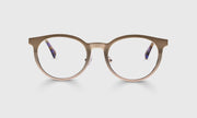 45 - Satin Matte Gold Metal Front and Temples