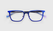 10 - Satin Matte Royal Blue Metal Front and Temples