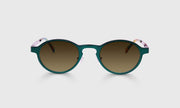 17 - Satin Matte Pine Green Metal Front and Temples