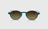 [17 - Satin Matte Pine Green Metal Front and Temples]