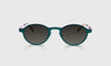 [17 - Satin Matte Pine Green Metal Front and Temples]