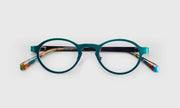 17 - Satin Matte Pine Green Metal Front and Temples