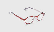 76 - Satin Matte Burnt Orange Metal Front and Temples