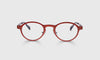 [76 - Satin Matte Burnt Orange Metal Front and Temples]