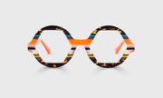 76 - Apricot Multi-Stripe Front and Temples