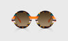 [76 - Apricot Multi-Stripe Front and Temples]