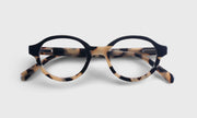 00 - Black and Vanilla Tortoise-Layered Front and Temples