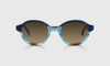 [10 - Navy and Teal Stripe-Layered Front and Temples]