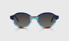 [10 - Navy and Teal Stripe-Layered Front and Temples]