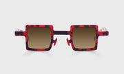 01 - Matte Crimson Tortoise Front and Temples