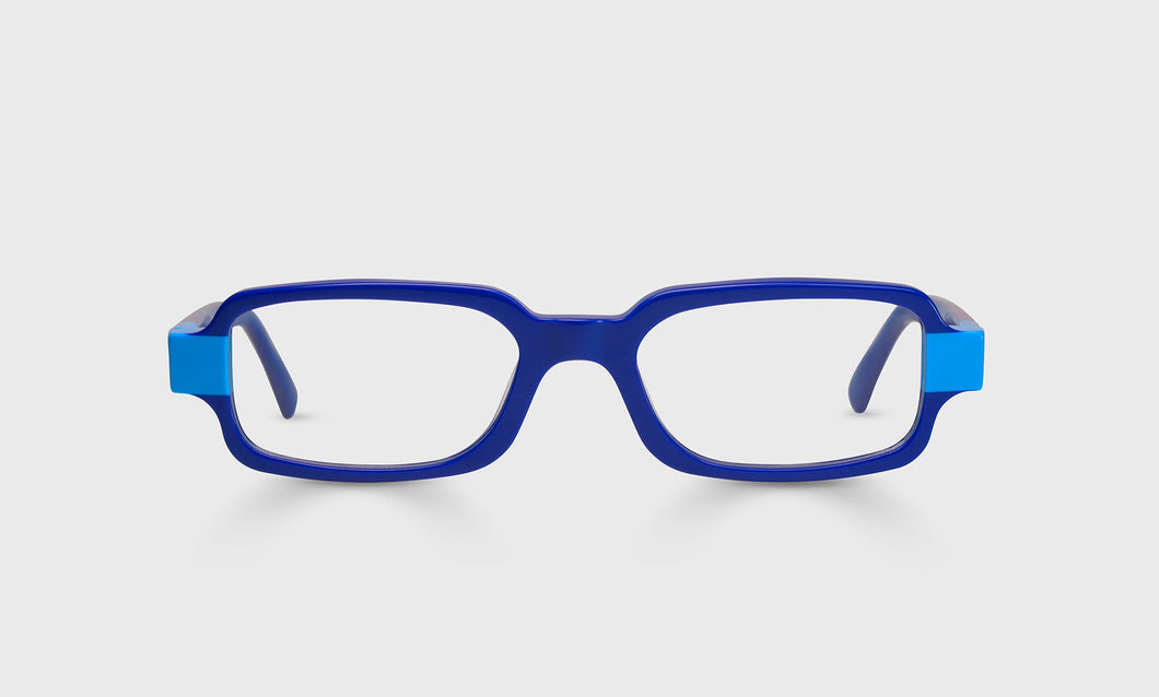 [10 - Royal Blue with Cyan Front and Temples]